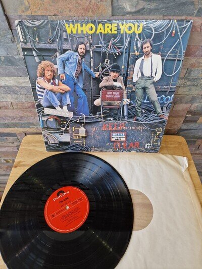 The Who - Who Are You? Vinyl. Polydor WHOD 5004 1978.