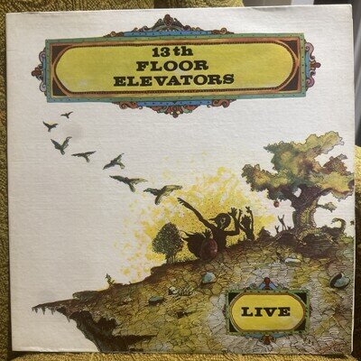 13TH FLOOR ELEVATORS - LIVE (1968 LP) RARE EARLY US REISSUE! EXCELLENT+!