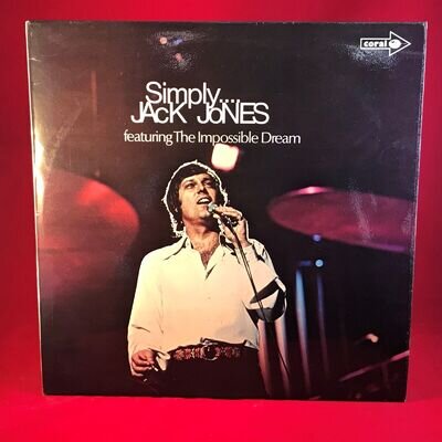 JACK JONES Simply.... Jack Jones 1972 UK vinyl LP Once Upon A Time simply A