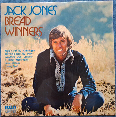 JACK JONES - BREAD WINNERS - 12" VINYL RECORD LP ALBUM - NEAR MINT