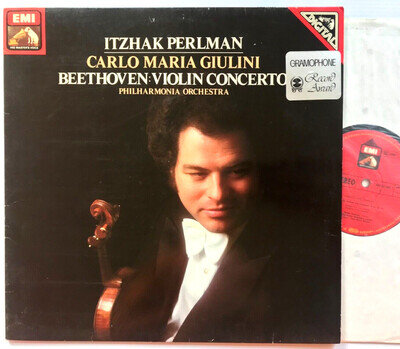ASD 4059 Beethoven Violin Concerto Itzhak Perlman -Giulini EMI NM