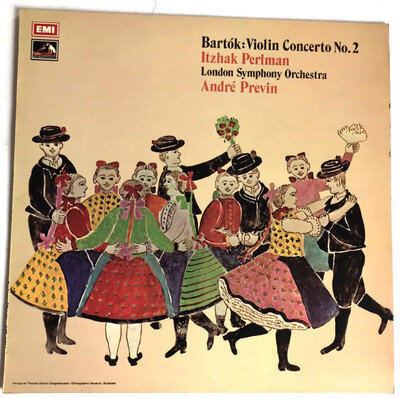 ASD 3014 Bartok Violin Concerto Itzhak Perlman LSO Andre Previn NM