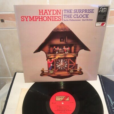 KARL RICHTER "HAYDN SYMPHONIES THE SURPRISE/THE CLOCK" CONTOUR RED LABEL CC7552