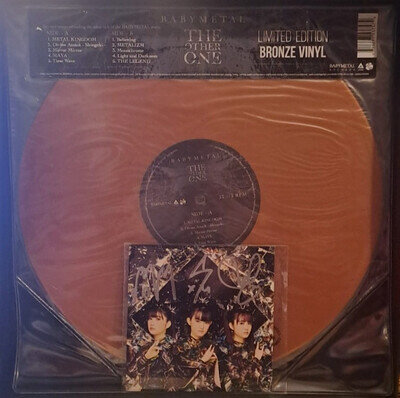 BABYMETAL The Other One Ltd Edition (750) Bronze Coloured Vinyl & Signed Card