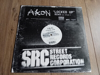AKON feat STYLES P - LOCKED UP (REMIX) 12" 2004 US EX
