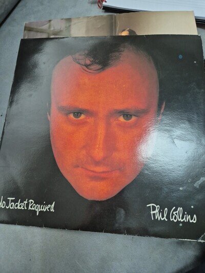 Phil Collins No Jacket Required Vinyl LP Album (1985)