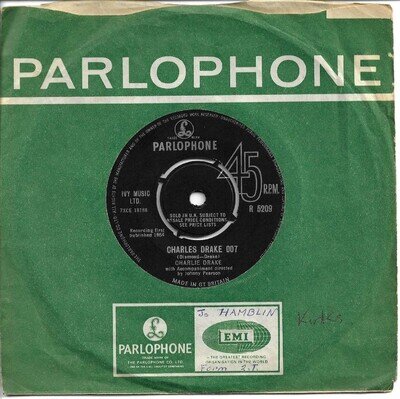 Charlie Drake Charles Drake 007 Parlophone R 5209 1964 Comedy