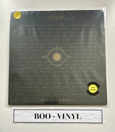 ARTERY DIAMONDS IN THE MINE EP 12" 1984 GOTH ROCK VINYL RECORD NM / NM