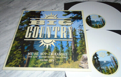 BIG COUNTRY WE'RE NOT IN KANSAS VOLUME FOUR WHITE VINYL LP RECORD DOUBLE ALBUM