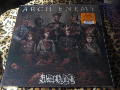 ARCH ENEMY blood dynas TANGERINE VINYL LP 2025 PRESS bodom tranquility in flames
