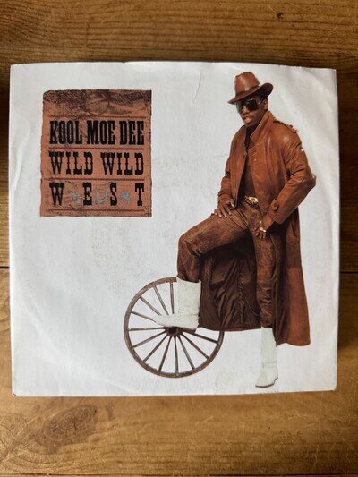 Kool Moe Dee - Wild Wild West / How Ya Like Me Now - 1988 Hip Hop Rap 7" vinyl