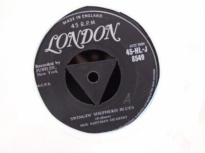MOE KAUFMAN QUARTET " SWINGIN` SHEPHERD BLUES " Or.TRI CTR UK LONDON EX COND.