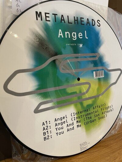 Metalheads - Angel / You And Me Remixes 12” Breakbeat Hardcore SYNTH007R VG+