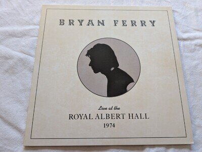 BRYAN FERRY - LIVE AT THE ROYAL ALBERT HALL 1974 (2020 ISSUE -INNER SLEEVE- VG+)