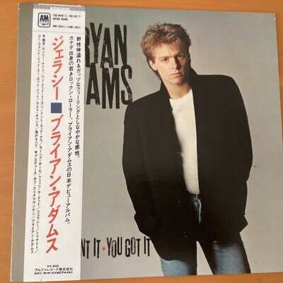BRYAN ADAMS YOU WANT IT YOU GOT IT JAPAN LP OBI AMP-28041