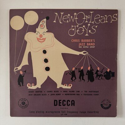 Chris Barber's Jazz Band and Skiffle Group* – New Orleans Joys LP 1954