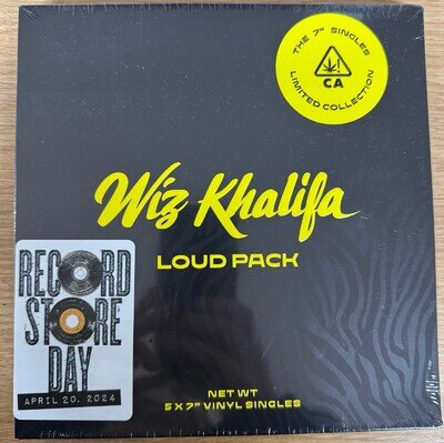 WIZ KHALIFA - Loud Pack 5 x 7" VINYL Boxset 2024 Rostrum BRAND NEW!