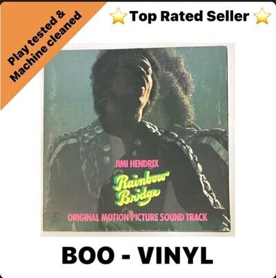 Jimi Hendrix Rainbow Bridge - Original Motion Picture Sound Track Lp VG+ / VG