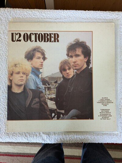 U2 October 1981 Vinyl LP Record, Island Records ILPS9680