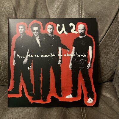 U2 - How to Re-Assemble an Atomic Bomb. Black & Red Marble Vinyl 12" LP Album