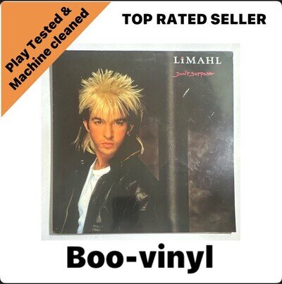 Limahl - Don`t suppose... Lp Vinyl Record 80s Synth Pop EX / VG+ Condition