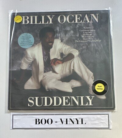 BILLY OCEAN-SUDDENLY 1984 VINYL LP RECORD EX / EX CONDITION