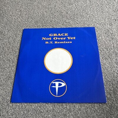 Grace Not Over Yet (B. T. Remixes) 12" Vinyl Single, Perf 104 T VG+