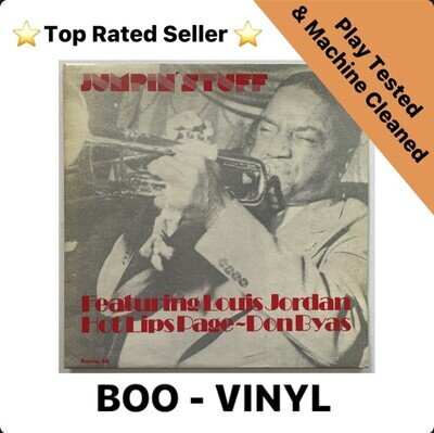 Louis Jordan Hot Lips Page Don Byas – Jumpin' Stuff Vinyl Record Jazz Blues Ex