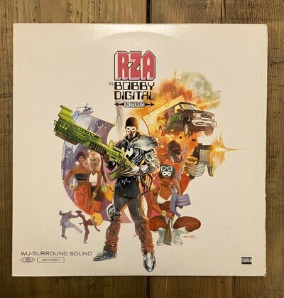 RZA – BOBBY DIGITAL IN STEREO 2LP– Nr MINT UK 1998 ORIG RAP HIP HOP WU TANG CLAN