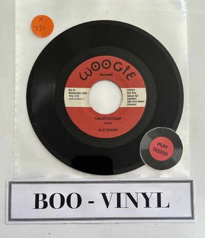 Jo Jo Jackson - Tomato Ketchup 7” Vinyl Record Funk Soul 45 VG+ Condition