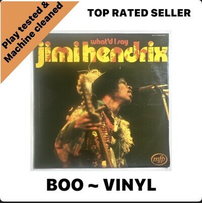 Jimi Hendrix - What'd I Say MFP5278 Stereo UK 1972 Lp Vinyl Record EX / VG+