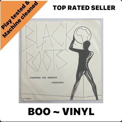 Black Roots Chanting For Freedom 1981 Uk Nubian Vinyl 7" 45 single Reggae EX/VG