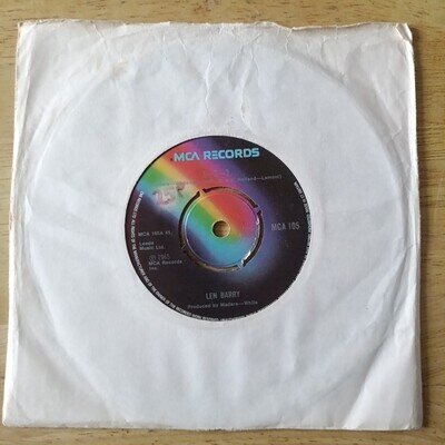 Len Barry: 1-2-3 / Bullseye 7" Single Reissue Tested MCA 105