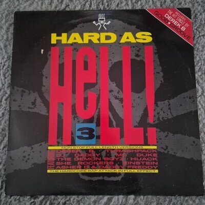Various - Hard As Hell 3 - Used Vinyl Record - Excellent Condition