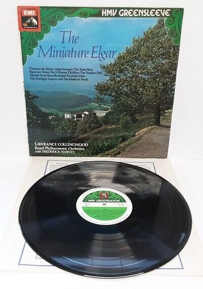 EMI The Miniature Elgar - Lawrence Collingwood RPO 12" Vinyl LP Record ESD 7068