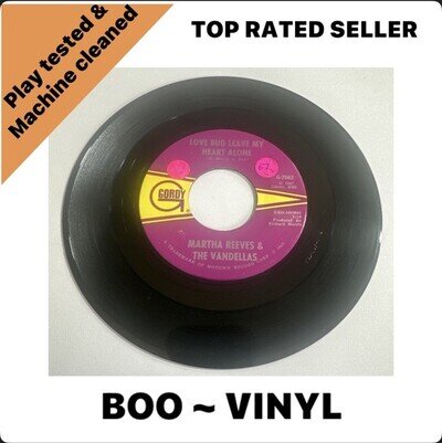 Martha Reeves & The Vandellas - Love Bug Leave My Heart Alone 7” Gordy G-7062