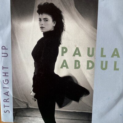 Paula Abdul Straight Up Vinyl Record SRNN 111 7 1989 VG Condition
