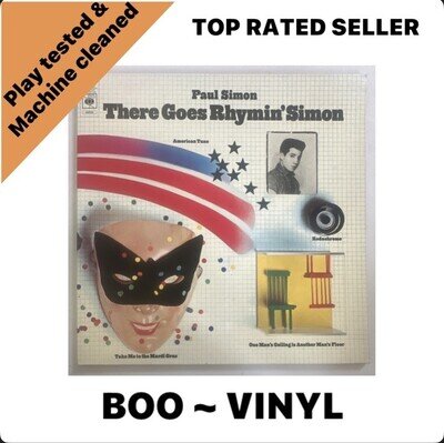 Paul Simon - There Goes Rhymin' Simon - 12” Vinyl Record LP - 1973 VG+ / EX