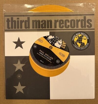 PAUL WELLER Going To A Go-Go / Road Runner THIRD MAN 2021 YELLOW Vinyl MINT/A1