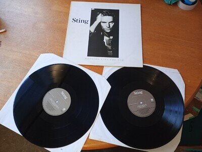 STING NOTHING LIKE THE SUN DOUBLE LP 1987 A & M RECORDS AMA 6402