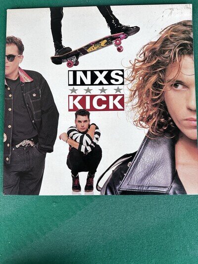 INXS Kick 1st Edition Vinyl Record Album LP Atlantic Records 1989 Rock Pop