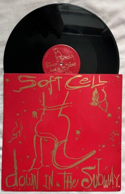 Soft Cell - Down In The Subway 12” Single 1984 Some Bizzare vg+/vg+