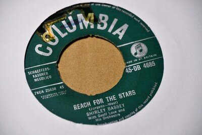Shirley Bassey - Reach For The Stars 7 Inch Vinyl Record