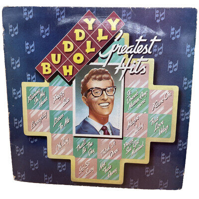 Buddy Holly Greatest Hits Vinyl LP Rock’n’Roll Legend Gift Vintage Compilation
