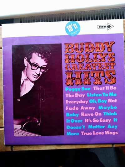 Buddy Holly - Greatest Hits - Vinyl Record - Play Tested - Good