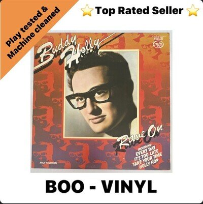 Buddy Holly – Rave On Lp Vinyl Record Rock N Roll EX / VG+ Condition