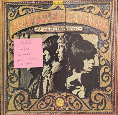 Buffalo Springfield Last Time Around Vinyl Record VG/VG 228024 1969