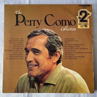 The Perry Como Collection Double Vinyl LP . 1972 RCA Camden Records Ex/con