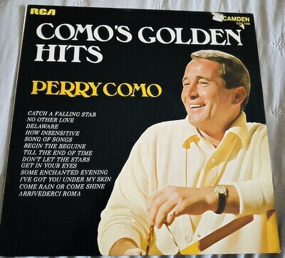 Perry Como~Como's Golden Hits~Vinyl LP Album~UK🇬🇧 Original Pressing~RCA