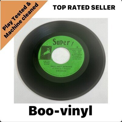 Bob Green ~ Sweet Sweet Memories / Running And Hiding, 7" Funk Soul Vinyl EX